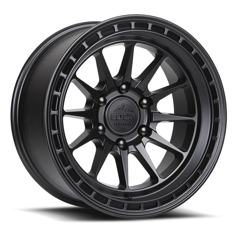Lock Off-Road Baja Matte Black 17x9 ET0 5x127