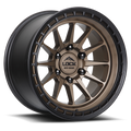 Lock Off-Road Baja Matte Bronze W/ Matte Black Ring 17x9 ET0 6x135