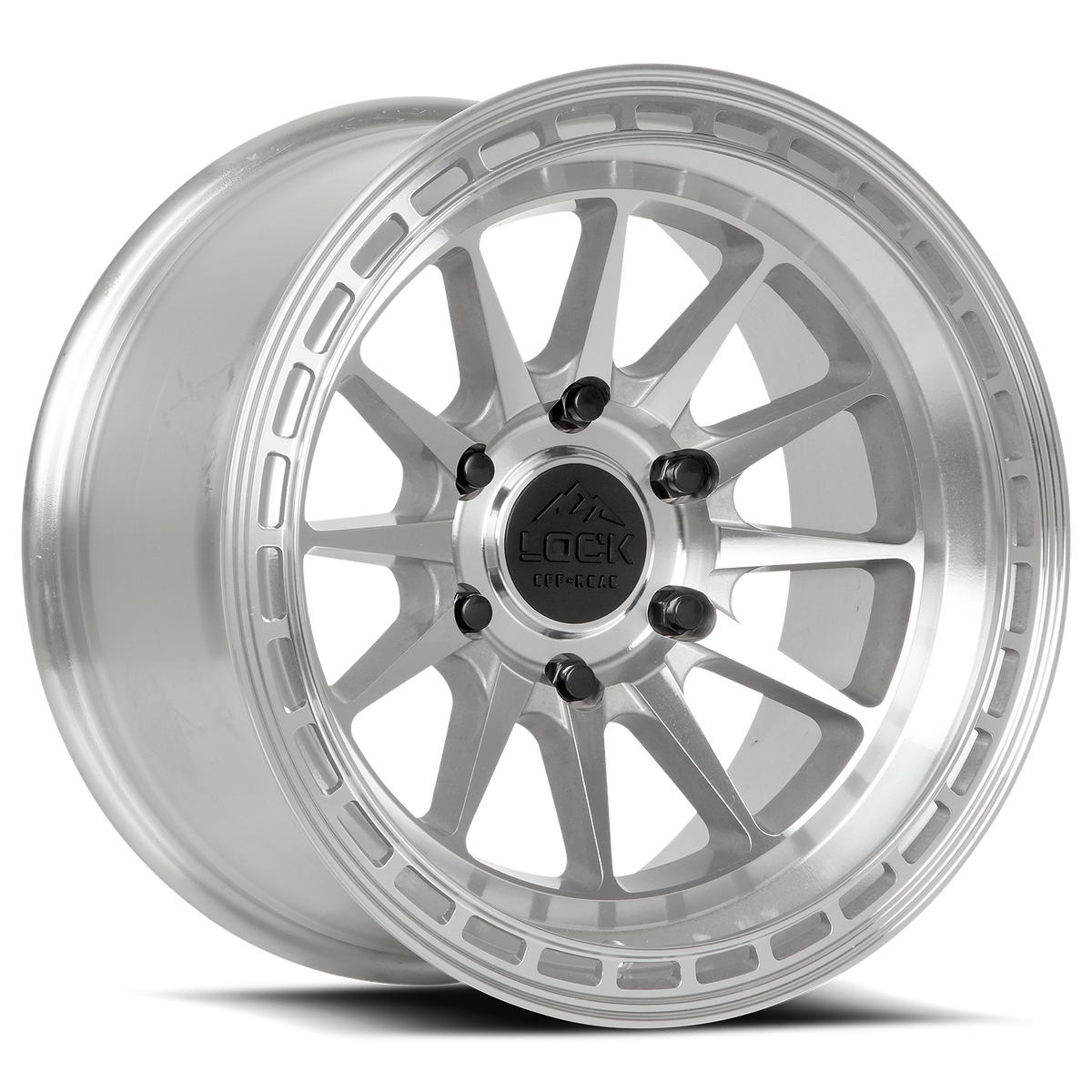 Lock Off-Road Baja Machine W/ Clear Coat 17x9 ET0 5x127