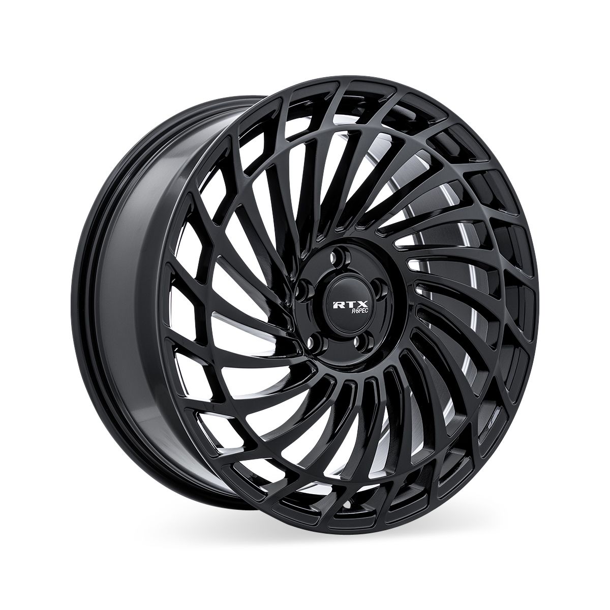 RTX RS06 18x8 5x114.3 ET38 CB73.1 Gloss Black