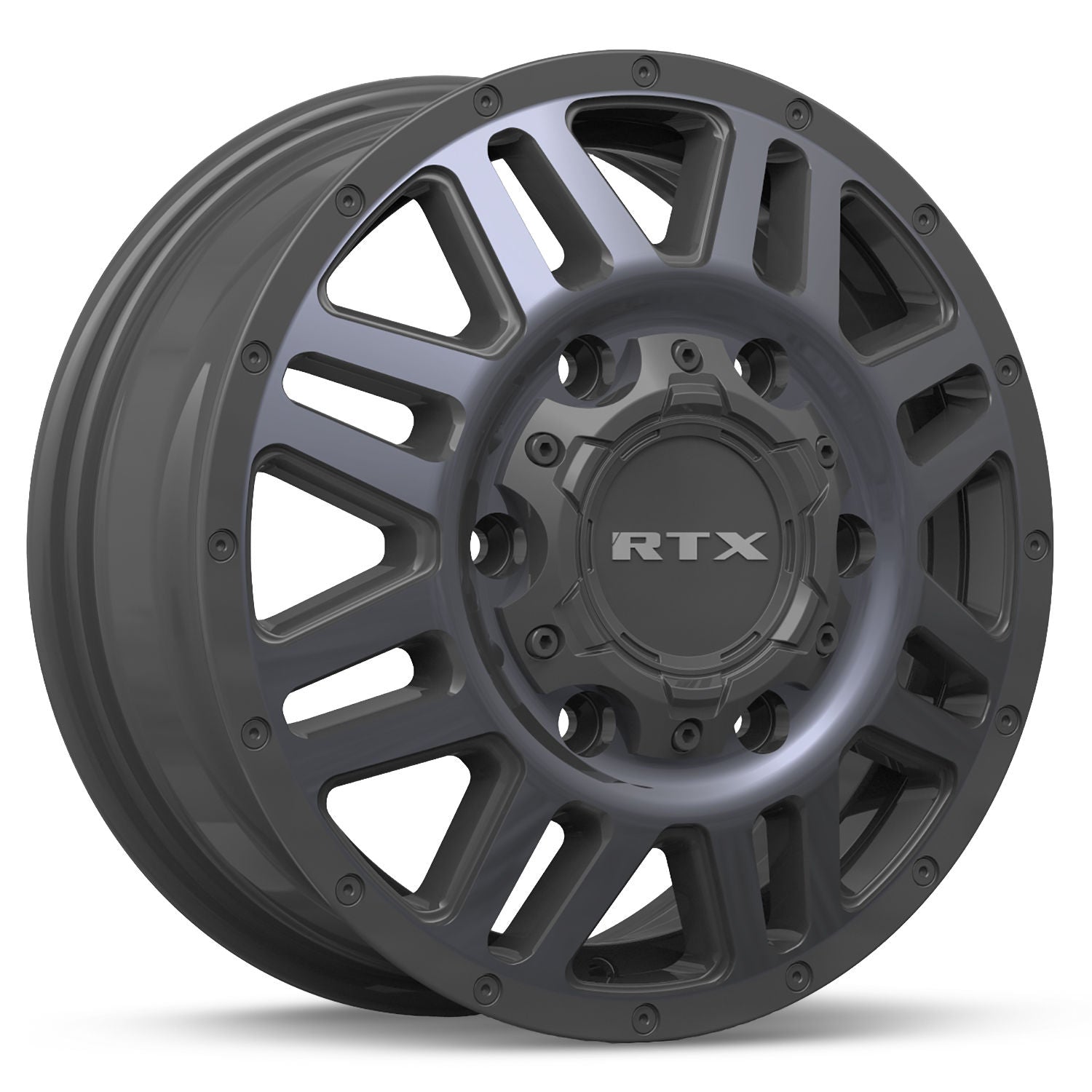 RTX Adventure 17x7.5 6x139.7 ET25 CB78.1 Satin Black Machined Grey