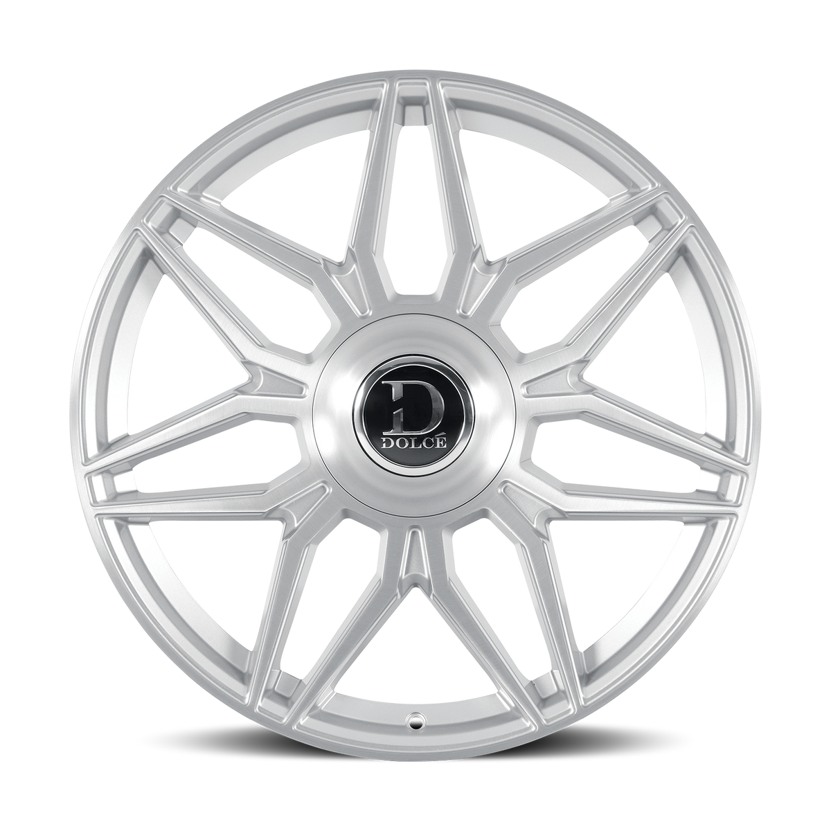Dolce Luxury Verona Gloss Silver Brushed Face 22x9.5 ET18 6x135/6x139.7