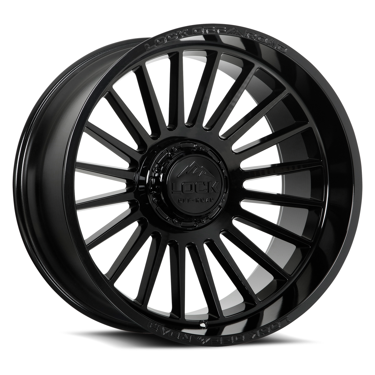 Lock Off-Road Xtreme Invasion Gloss Black 20x9 ET0 8x170