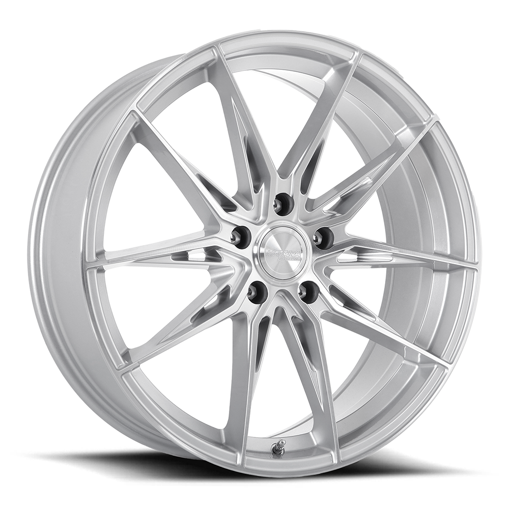 Katana KR10 Gloss Silver Machine Face 20x8.5 ET40 5x112 CB73.1