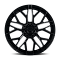 Katana KR01 Gloss Black 17x7.5 ET40 5x108 CB73.1