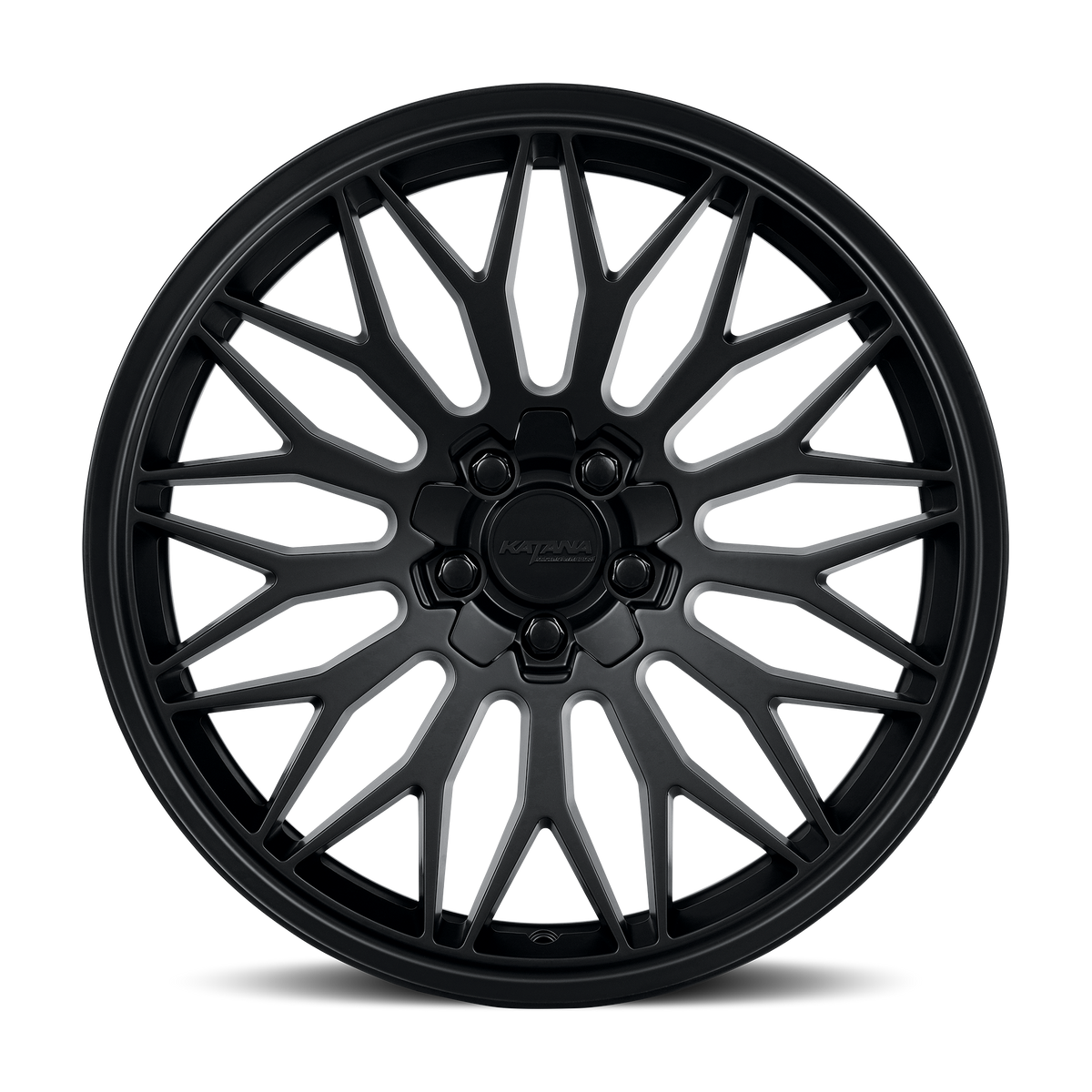 Katana KR05 Matte Black 17x7.5 ET40 5x108/5x114.3 CB73.1