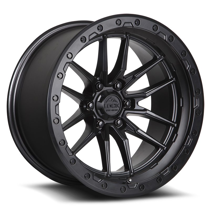 Lock Off-Road Krawler Matte Black 20x9 ET0 6x139.7
