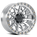 Lock Off-Road Lunatic Machine W/ Clear Coat 17x9 ET1 5x127