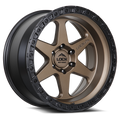 Lock Off-Road Olympus Matte Desert Bronze W/ Matte Black Ring 17x9 ET-35 6x139.7