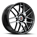 SPEC-1 RACING SP-65 17x8 5x105/5x114.3 42 Gloss Black Machined