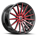 SPEC-1 RACING SP-69 17x7.5 5x114.3/5x120 42 Gloss Black / Red Under Cut