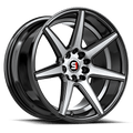 SPEC-1 RACING SP-73 18x8 5x112/5x114.3 38 Gloss Black Machined / Undercut