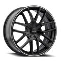 Touren TR60 Matte Black Machined 17x7.5 ET42 4x100/4x114.3 CB67.1