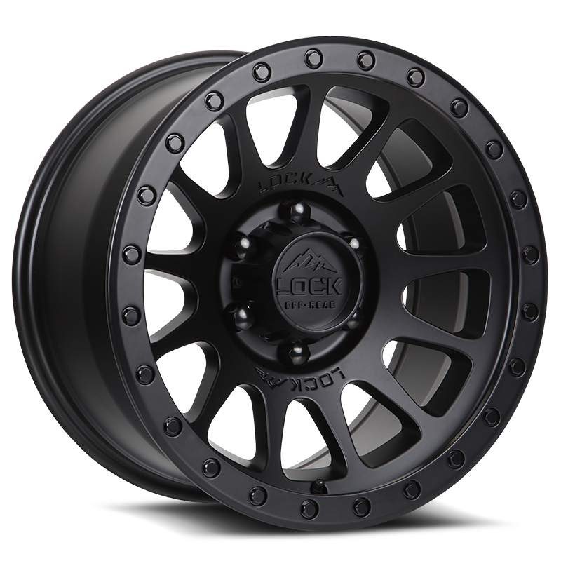 Lock Off-Road Yosemite Matte Black 17x9 ET0 6x139.7
