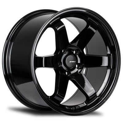 Avid1 AV-06 Gloss Black 18x8 ET35 5x114.3 CB73.1