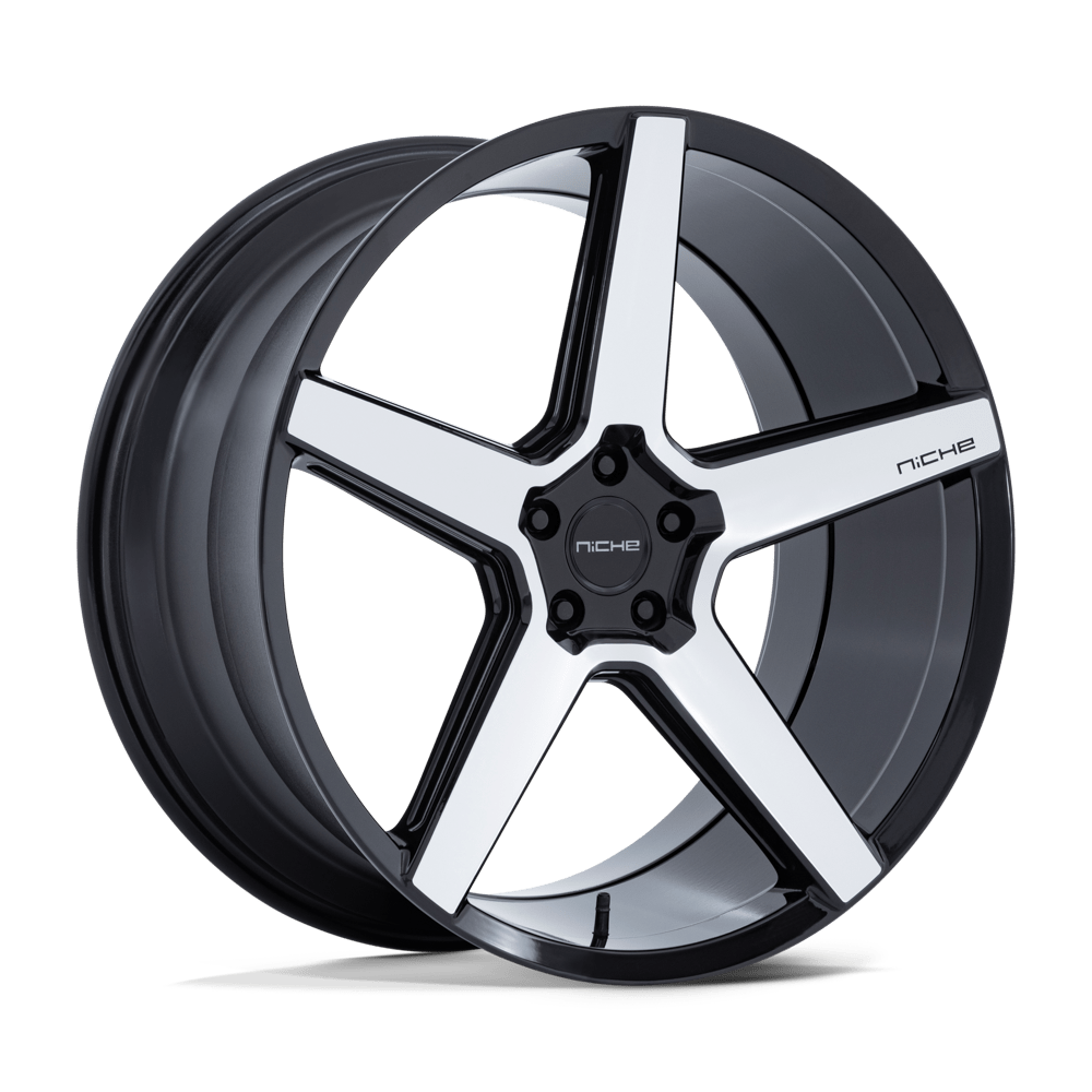 Niche Modena Gloss Black W/ Machined Face 20x10.5 ET38 5x114.3 CB72.6