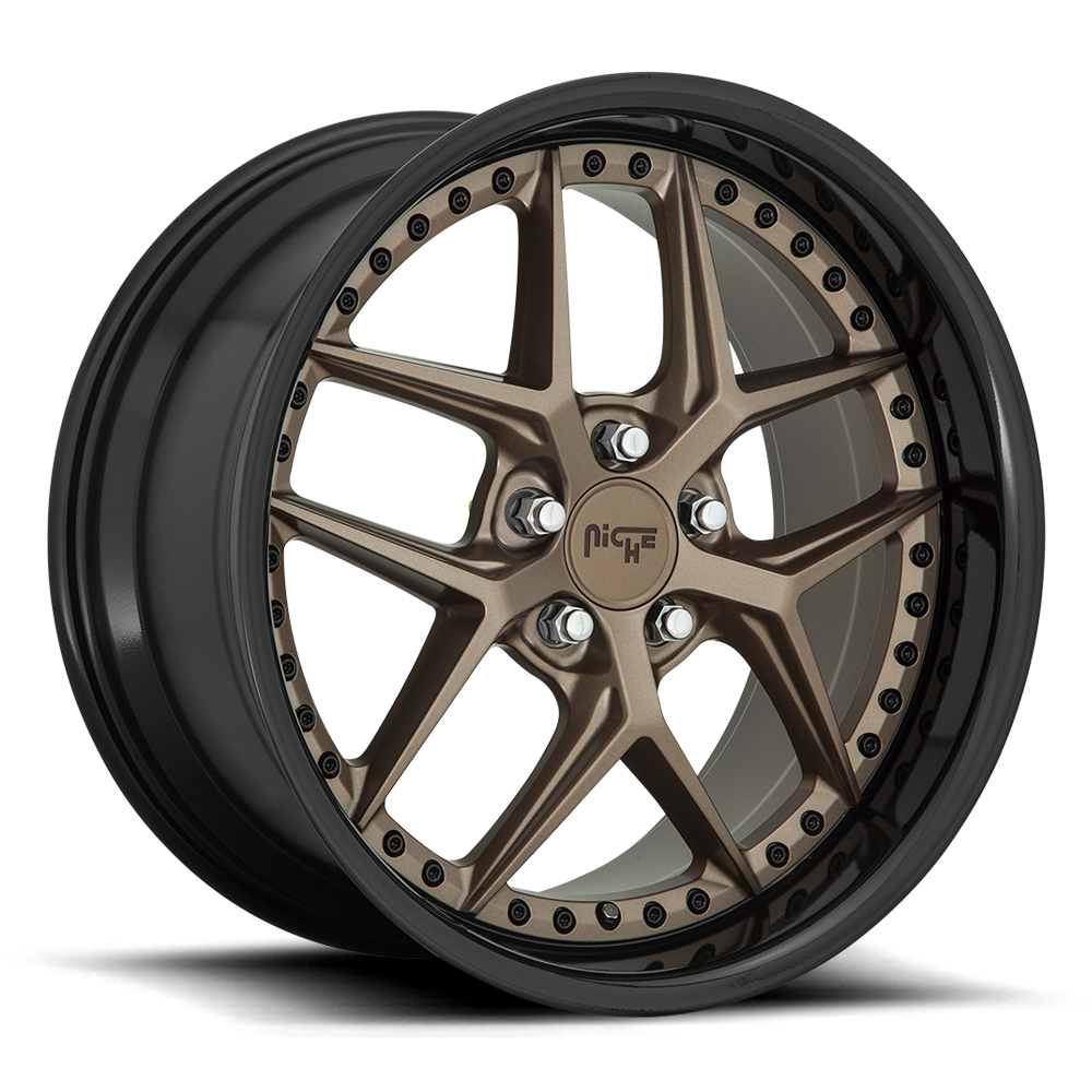 Niche M227 Vice Matte Bronze Black Bead Ring 20x10.5 ET20 5x115 CB71.5
