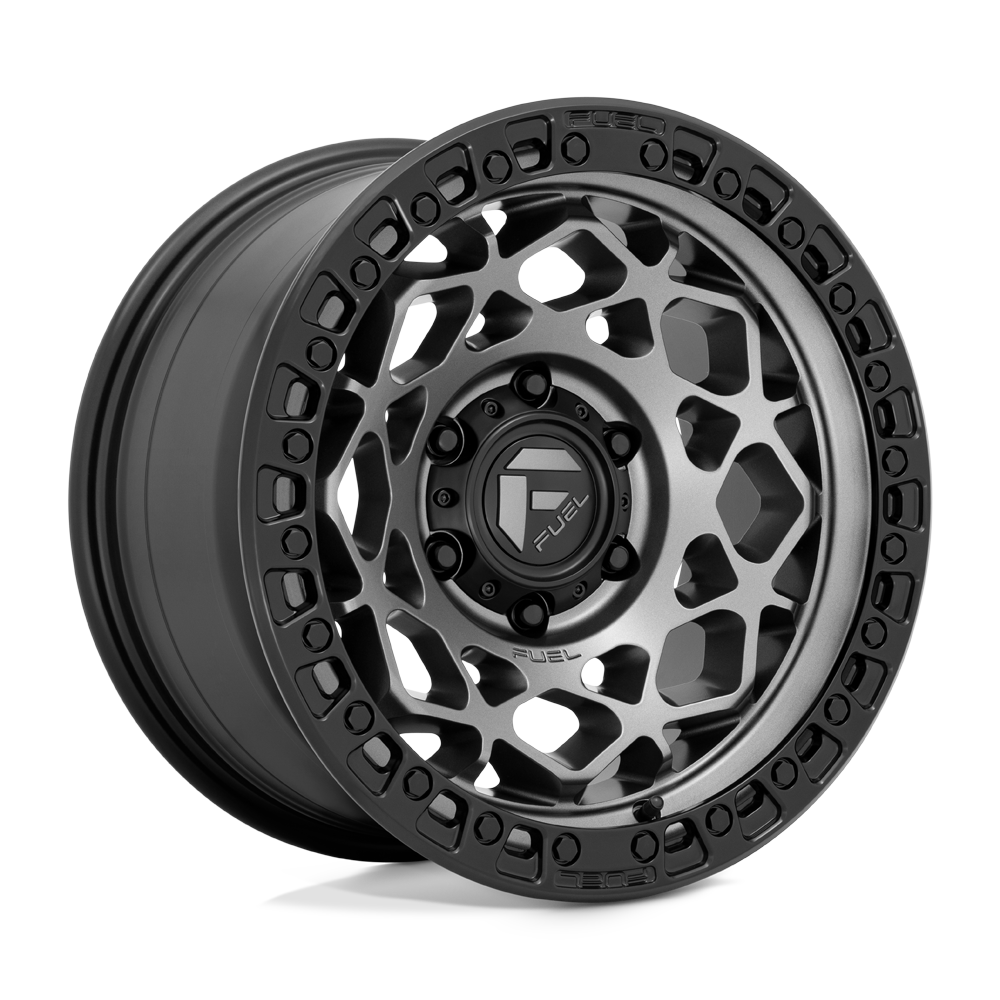 Fuel D786 Unit Matte Black W/ M-Black Ring 17x9 ET-12 5x127 CB71.5