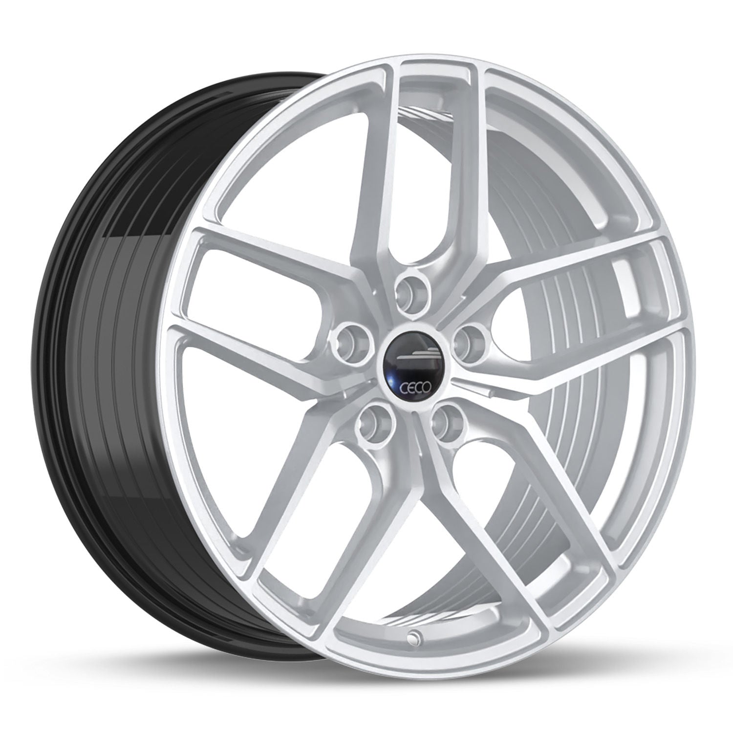 Ceco C01 20x8.5 5x114.3 ET38 CB73.1 Hyper Silver