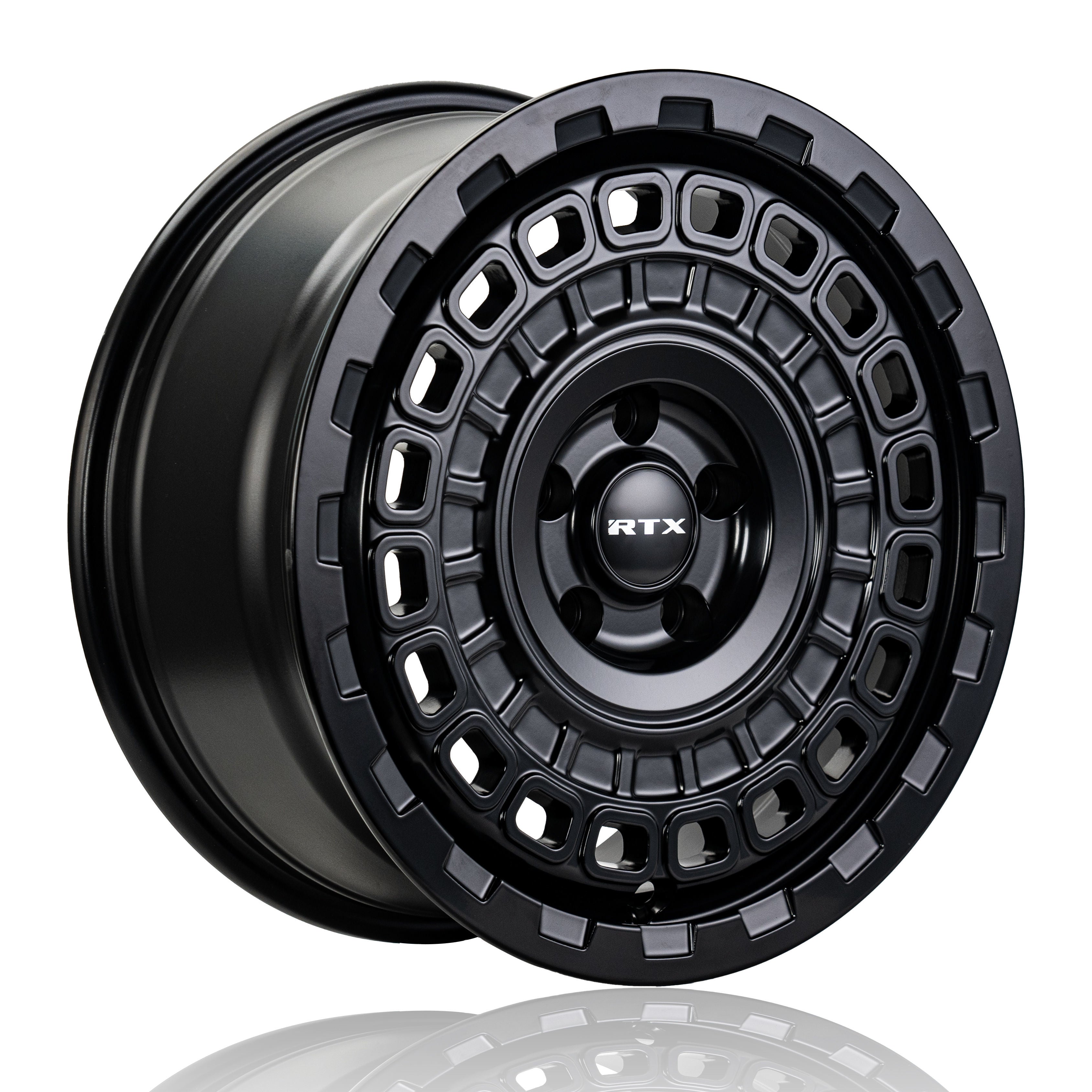 RTX Overland 17x7.5 5x114.3 Offset  35 CB 67.1 Satin Black