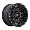 Black Rhino Legion Matte Black Gray Tint 17x9 ET-12 6x139.7 CB106.1
