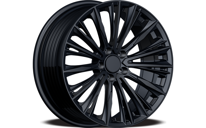 YKW Wheels MF26 Gloss Black 19x8.5 5x114.3 offset 35 cb 60.1
