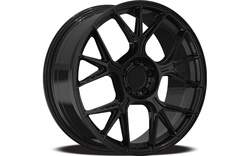 YKW Wheels MR4 19x8 5x114.3 offset 35 cb 72.6 Gloss Black