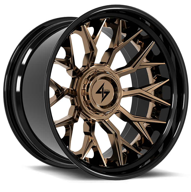 SENTALI BFX BFX2 22x12 6x135/6x139.7 -44 Gloss Black Lip / Bronze Centre