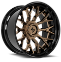 SENTALI BFX BFX2 22x12 8x165.1/8x170 -44 Gloss Black Lip / Bronze Centre