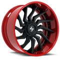 SENTALI BFX BFX4 24x12 6x135/6x139.7 -44 Red Lip / Matte Black Centre