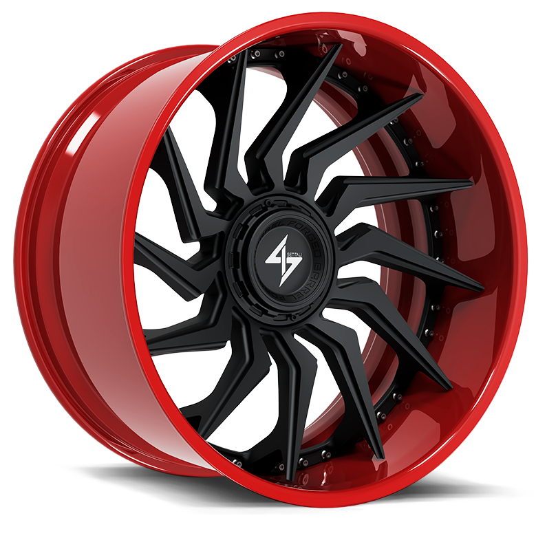 SENTALI BFX BFX4 24x12 8x165.1/8x180 -44 Red Lip / Matte Black Centre
