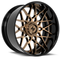 SENTALI BFX BFX5 22x12 6x135/6x139.7 -44 Gloss Black Lip / Gloss Bronze Centre