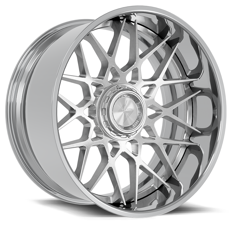 SENTALI BFX BFX5 22x12 5x127/5x139.7 -44 Polished Lip / Brushed Centre