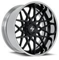 SENTALI BFX BFX5 22x12 8x165.1/8x170 -44 Polished Lip / Gloss Black Centre