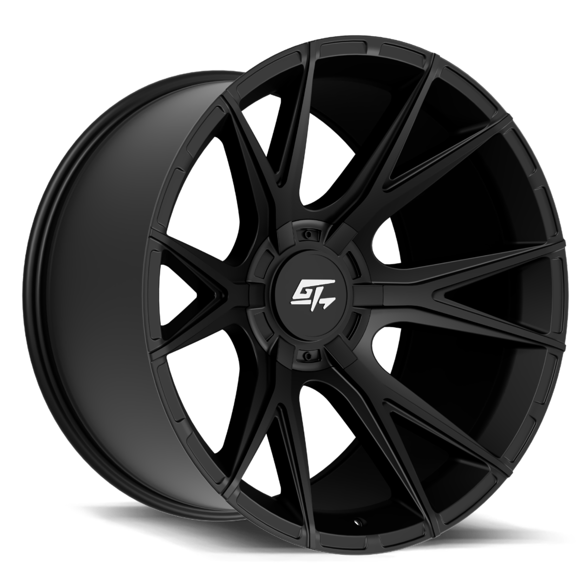 GT Offroad Fusion 22x10   CB: 78.1  BP: 5x127/5x139.7   ET: -18  Satin Black